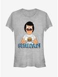 Bob's Burgers Gene Dad Girls T-Shirt, ATH HTR, hi-res