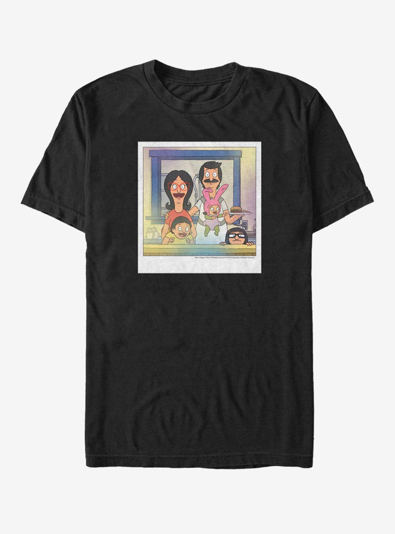 Bob's Burgers Belcher Polaroid T-Shirt, BLACK, hi-res