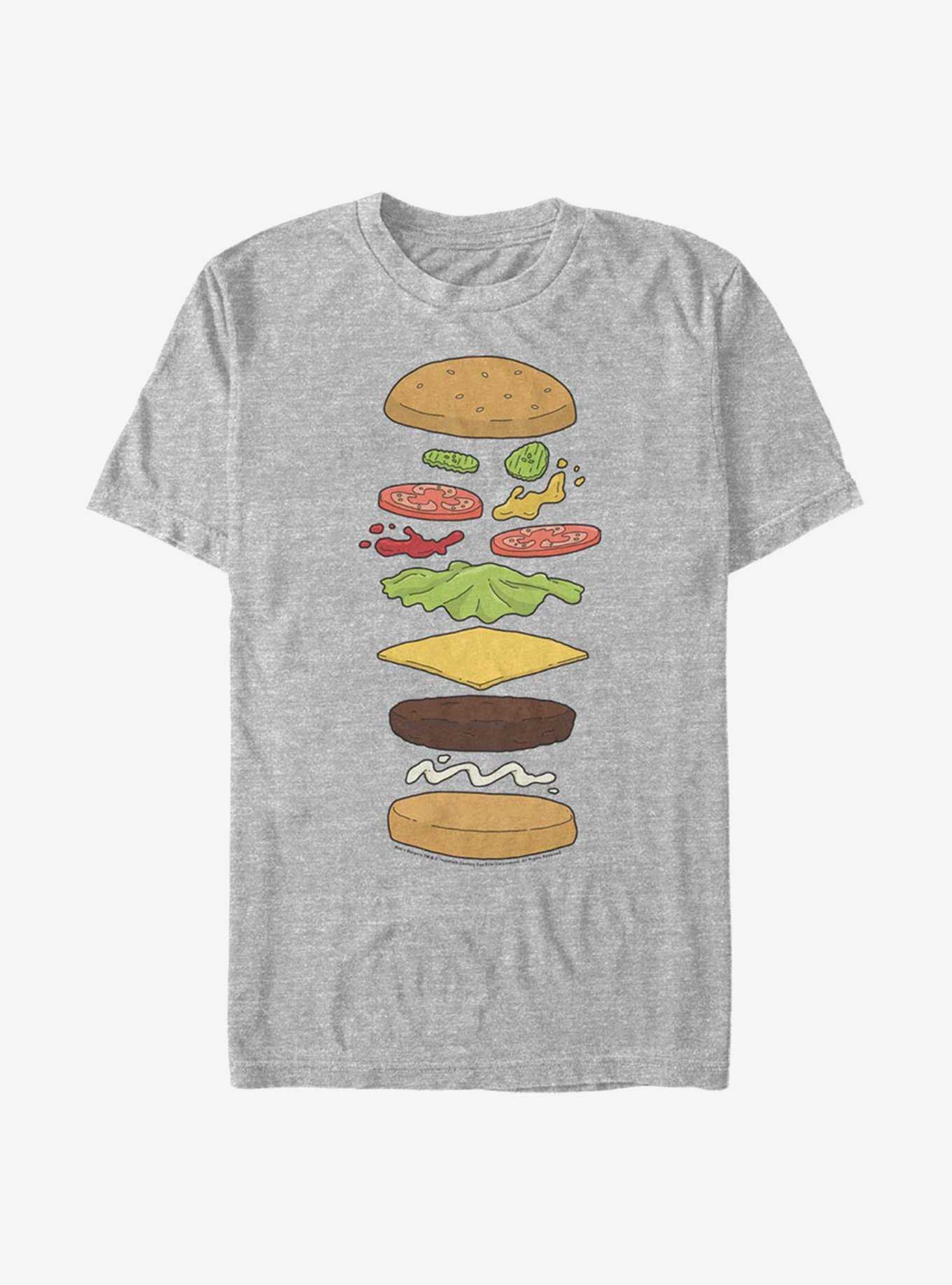 Bob's Burgers Burger Diagram T-Shirt, , hi-res