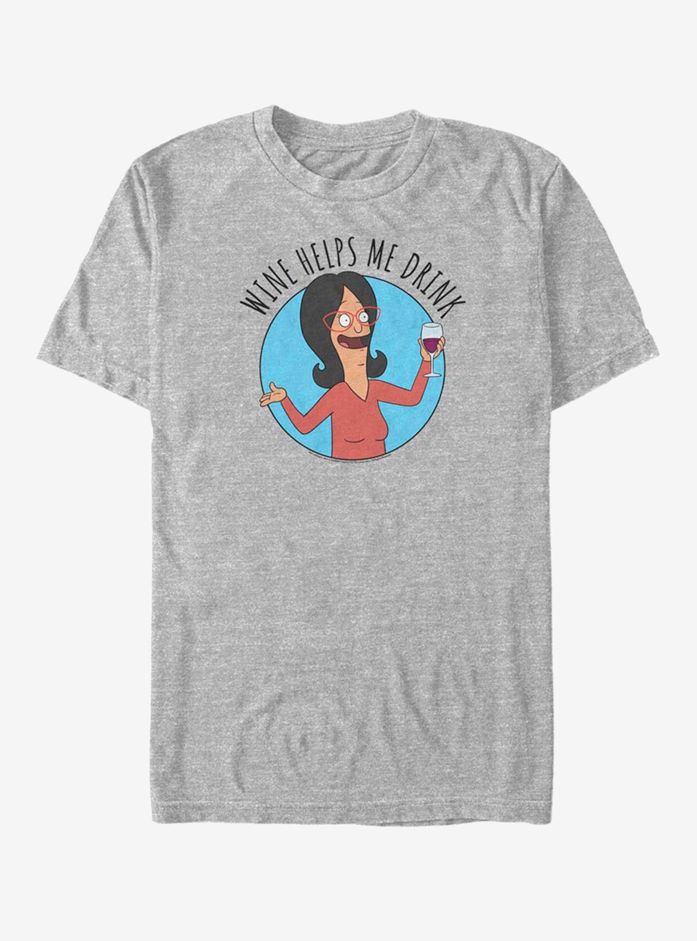 Bob's Burgers Linda Belcher Wine Helps T-Shirt, , hi-res