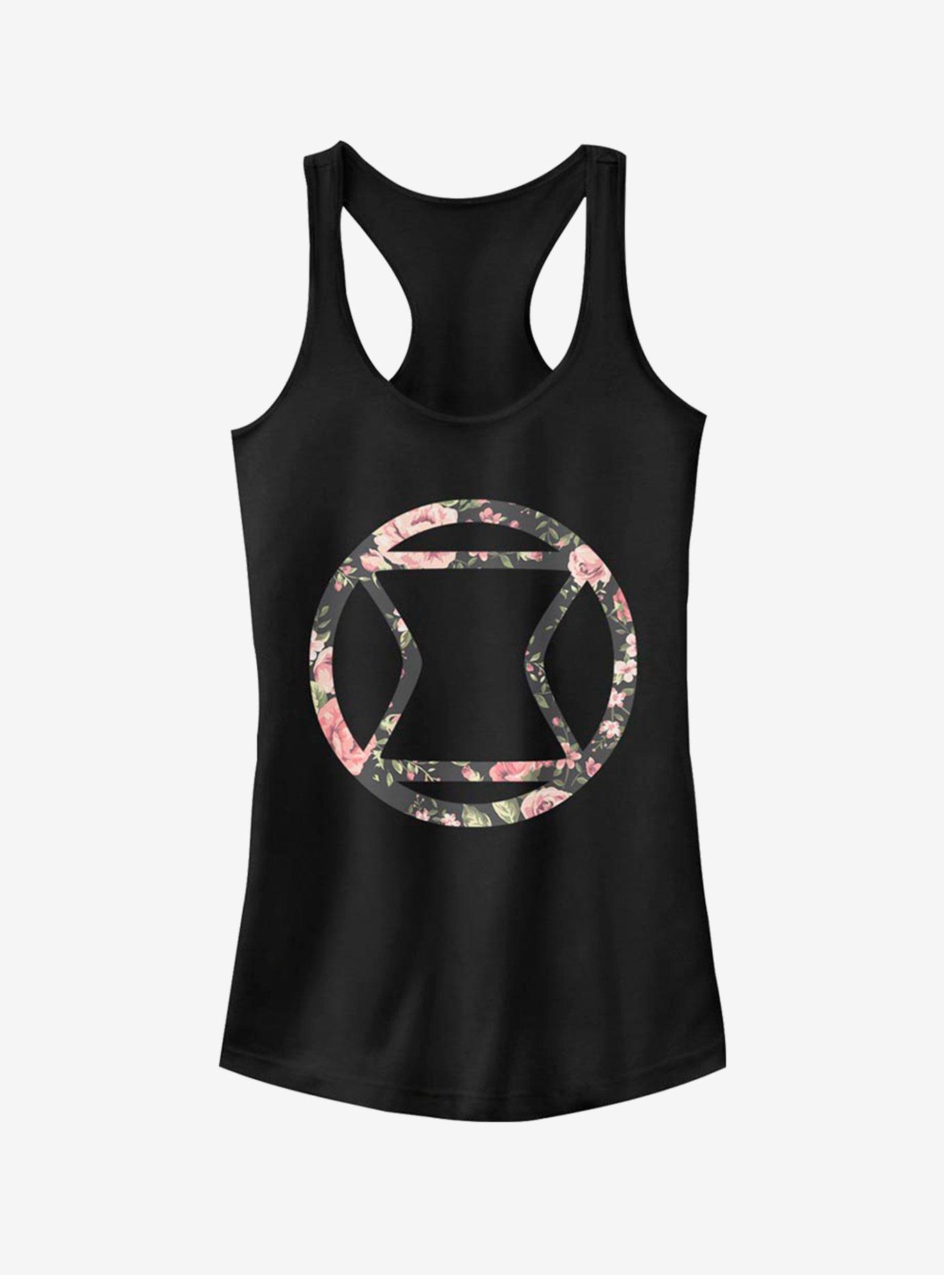 Marvel Black Widow Rose Girls Tank, , hi-res