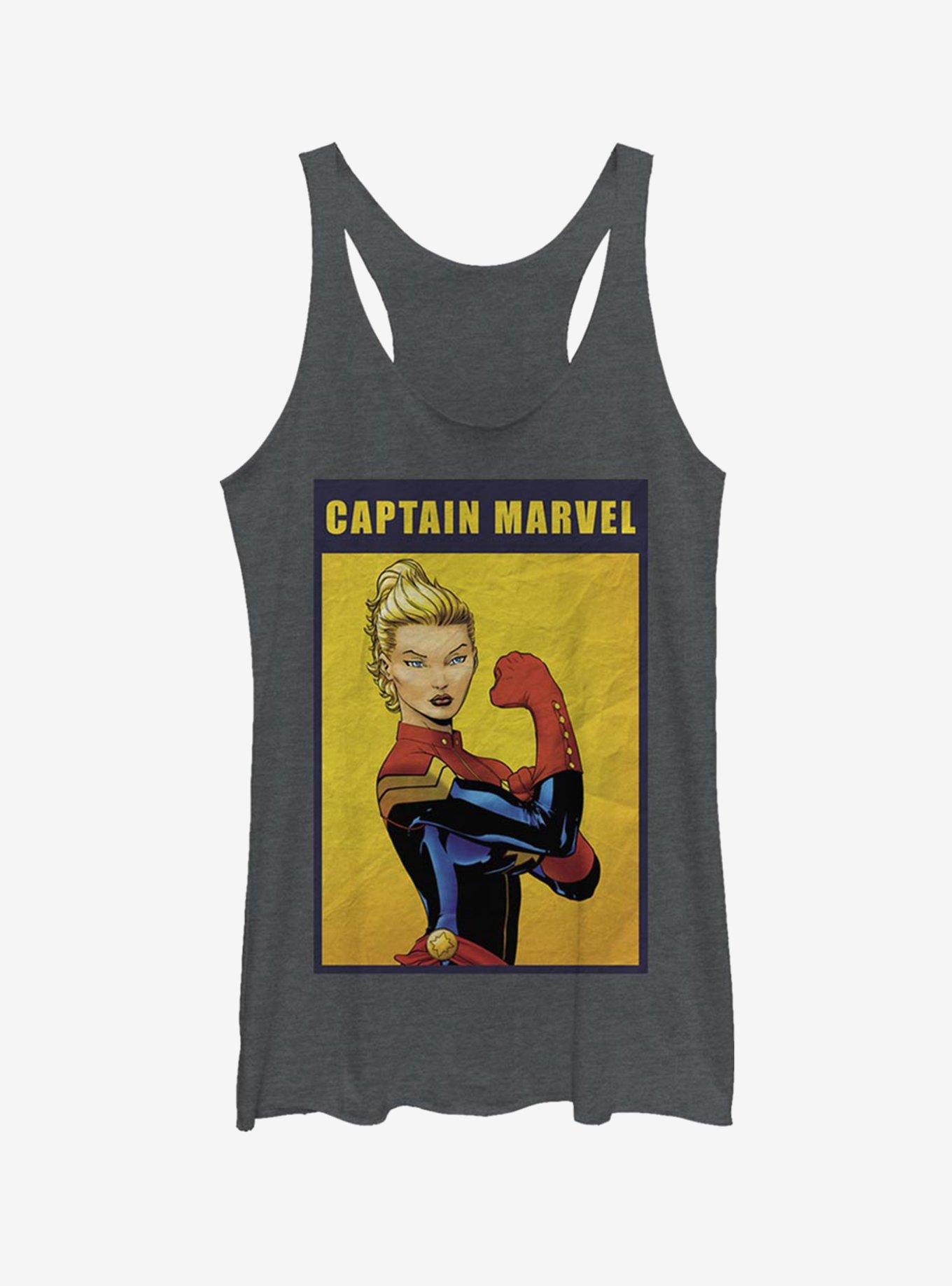 Marvel Captain Marvel The Riveter Girls Tank, , hi-res