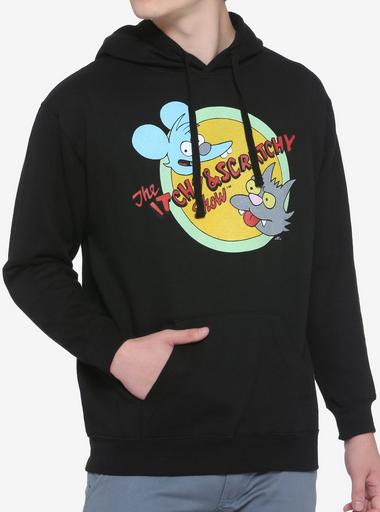 The Simpsons The Itchy Scratchy Show Hoodie Hot Topic