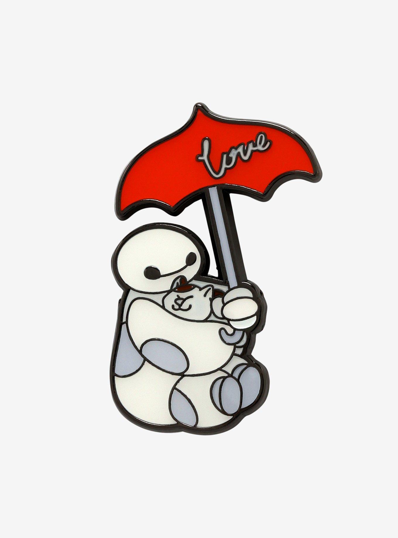 Disney Big Hero 6 Baymax Love Enamel Pin, , hi-res view 1
