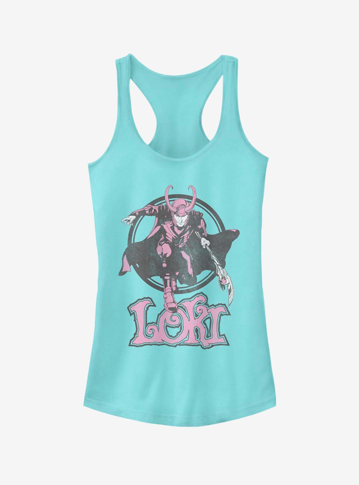 Marvel Loki Pretty In Pink Girls Tank, CANCUN, hi-res