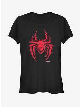 Marvel Spider-Man Miles Morales Glitch Logo Girls T-Shirt, , hi-res