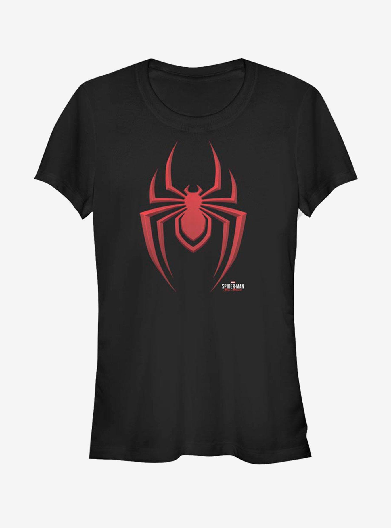 Marvel Spider-Man Icon Logo Miles Morales Girls T-Shirt, , hi-res