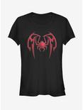 Marvel Spider-Man Mask Icon Miles Morales Girls T-Shirt, BLACK, hi-res