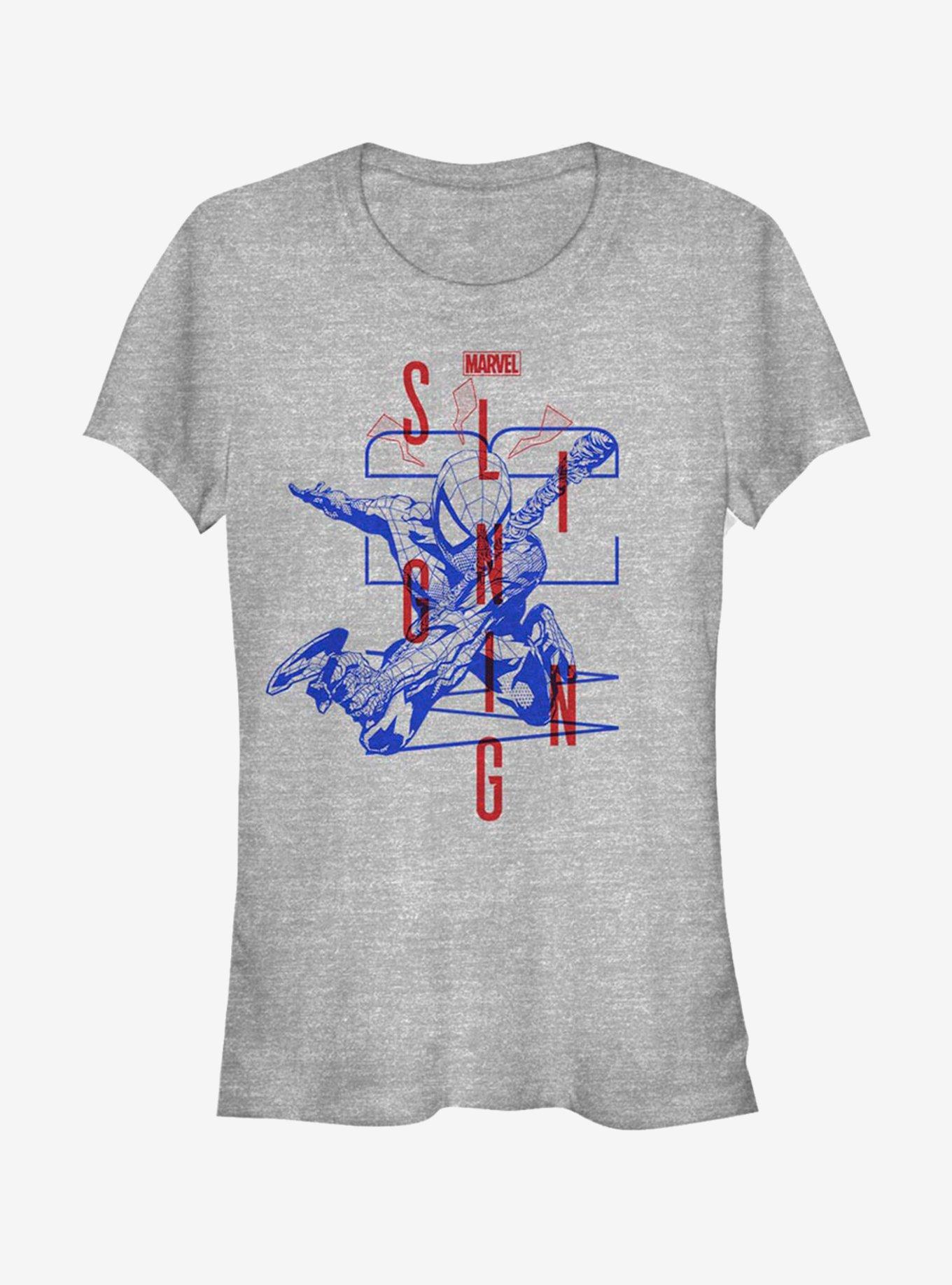 Marvel Spider-Man Blue Girls T-Shirt, , hi-res