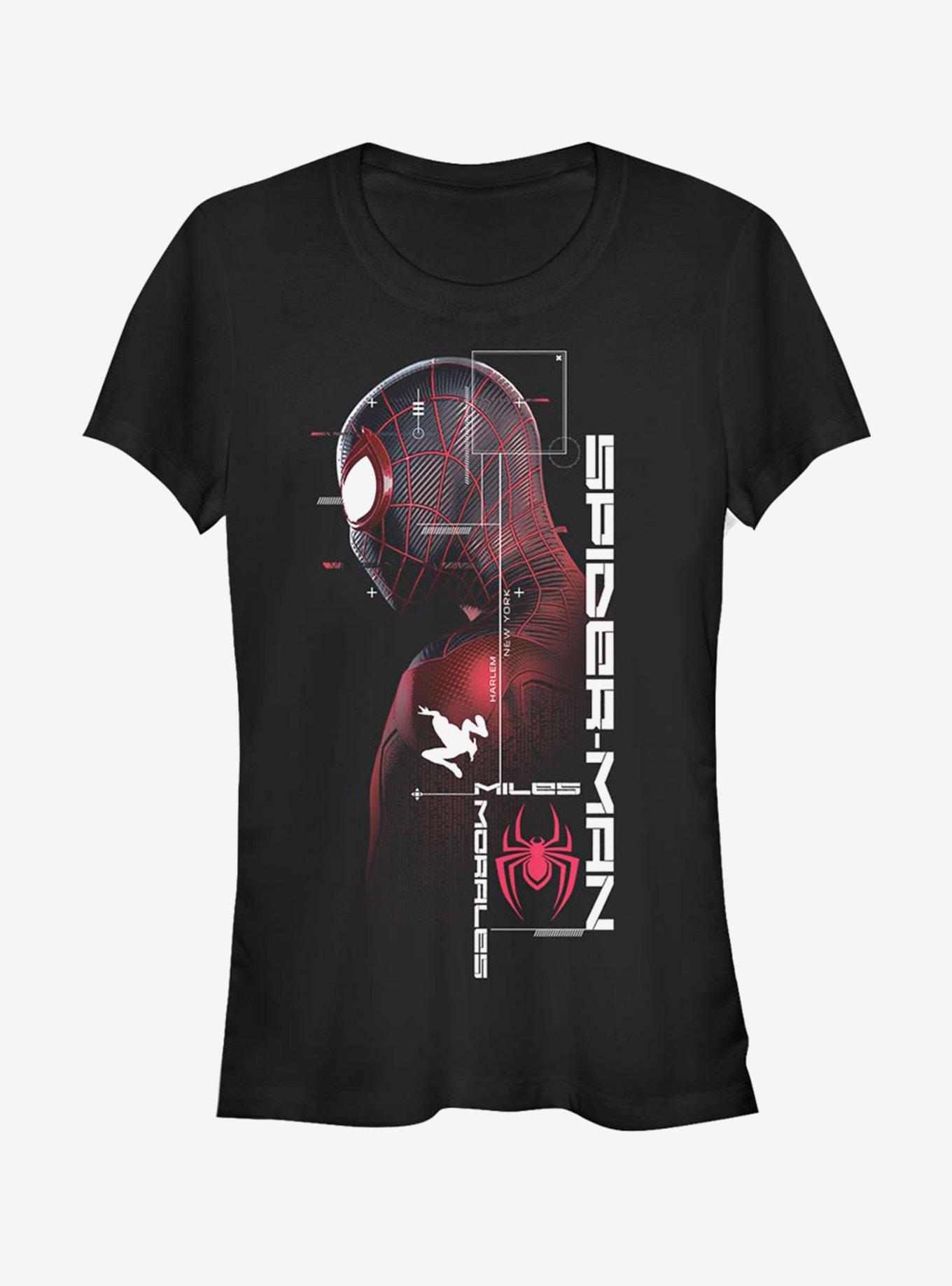 Marvel Spider-Man Spidey Specs Miles Morales Girls T-Shirt, BLACK, hi-res