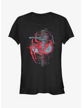 Marvel Spider-Man Miles Morales Glitch Mask Girls T-Shirt, , hi-res