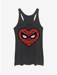 Marvel Spider-Man Spidey Heartbreaker Girls Tank, BLK HTR, hi-res