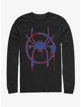 Marvel Spider-Man Red And Blue Graffiti Long-Sleeve T-Shirt, , hi-res