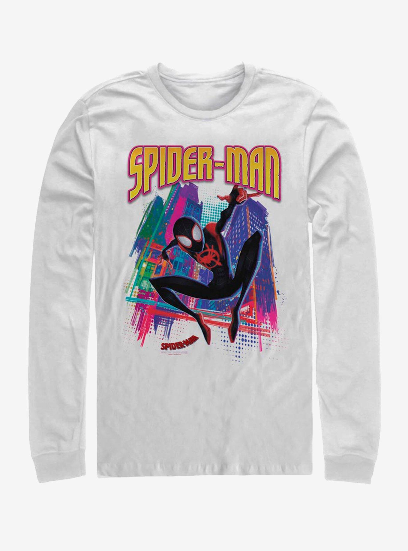 Marvel Spider-Man Tower Hero Long-Sleeve T-Shirt, WHITE, hi-res