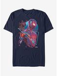 Marvel Spider-Man Eighties Style Miles Morales T-Shirt, NAVY, hi-res