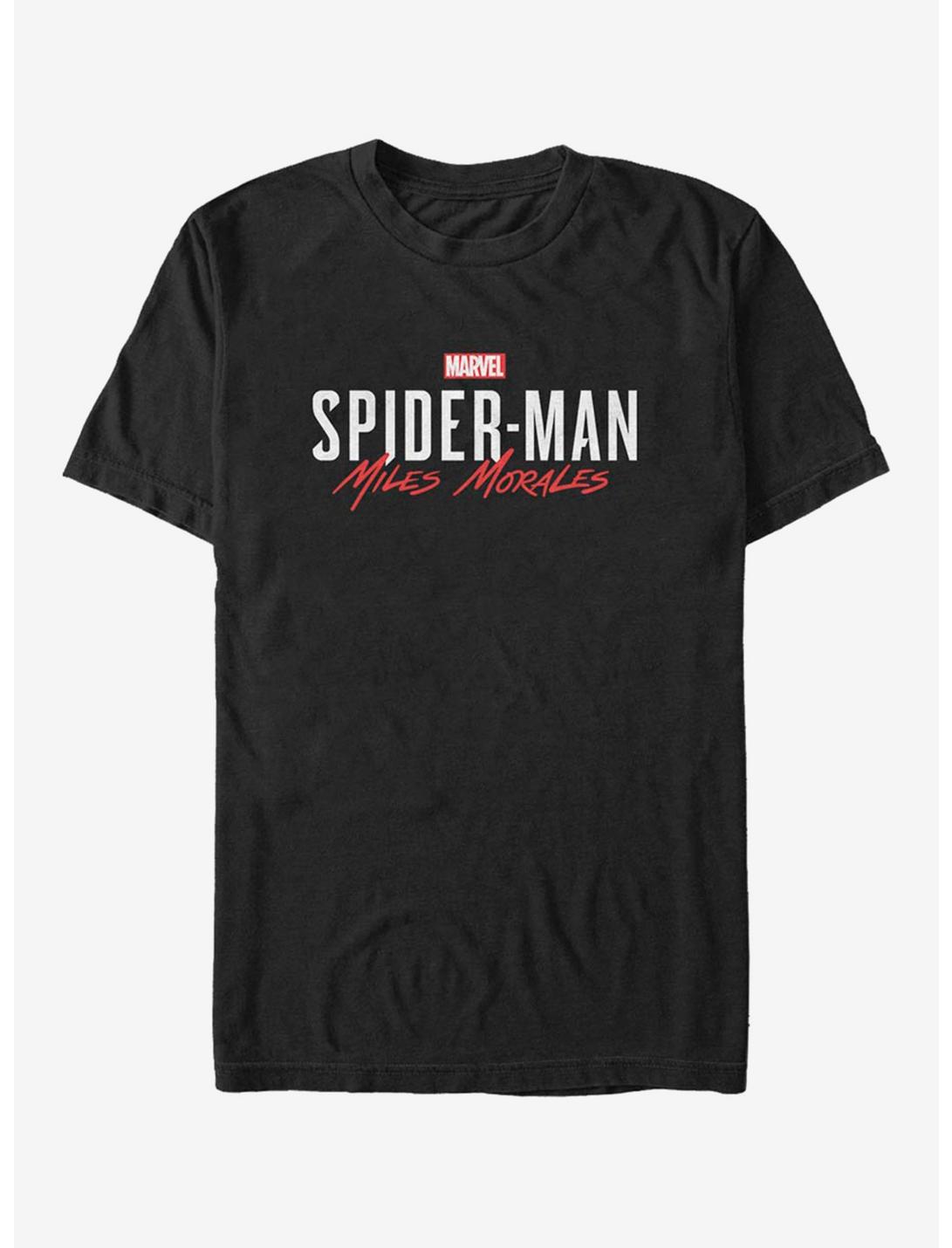 Marvel Spider-Man Game Title T-Shirt, BLACK, hi-res