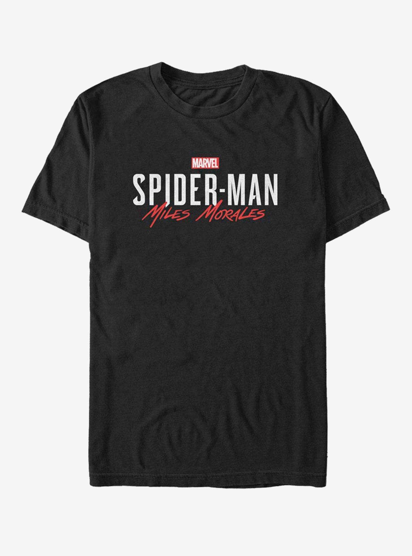 Marvel Spider-Man Game Title T-Shirt, BLACK, hi-res