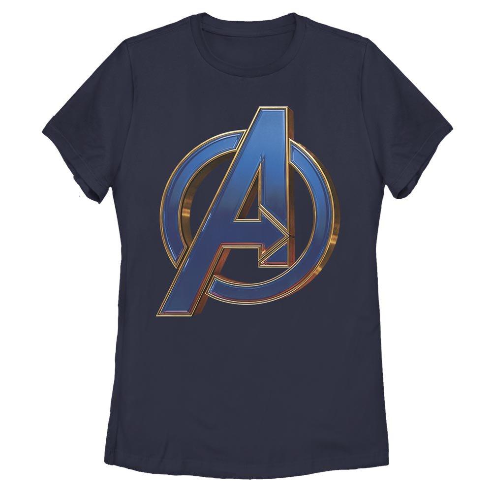 Marvel Avengers Blue Logo Womens T-Shirt, NAVY, hi-res