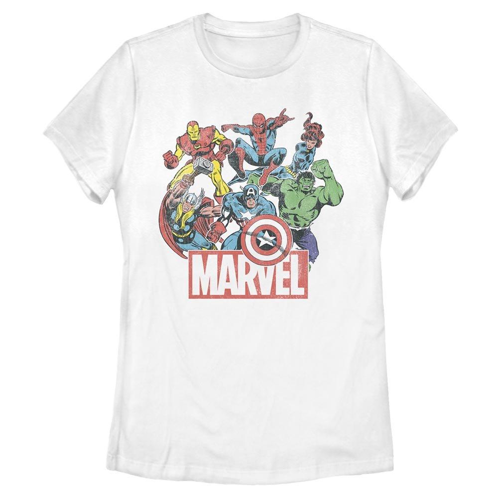 Marvel Avengers Heroes Of Today Womens T-Shirt, WHITE, hi-res