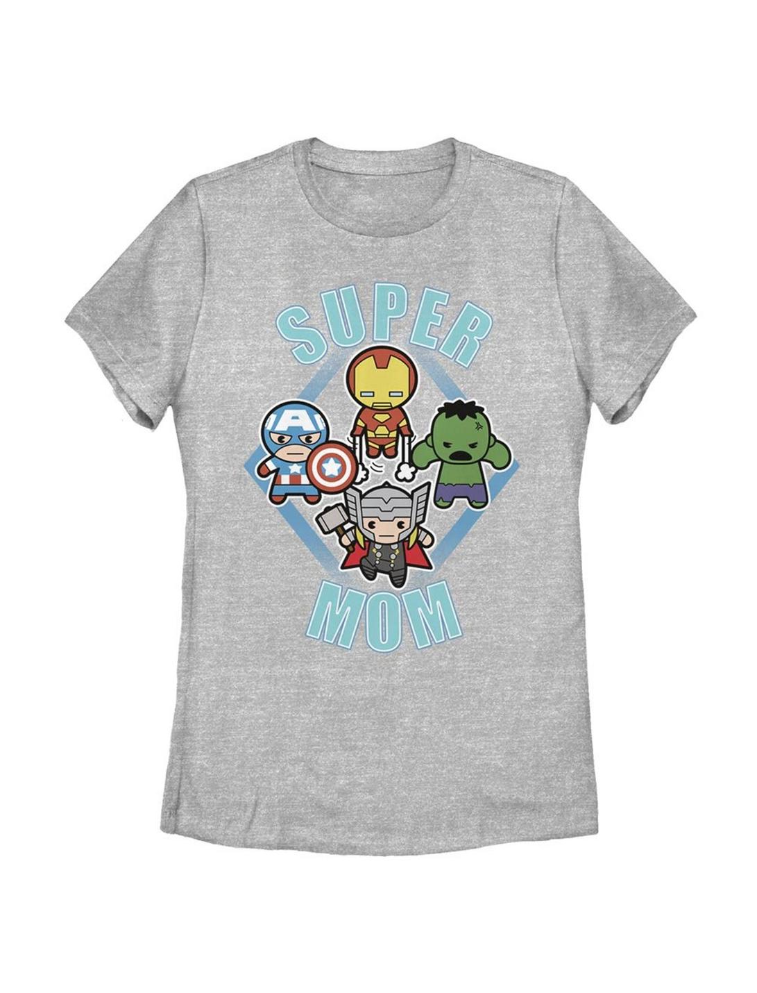 Marvel Avengers Super Mom Dudes Womens T-Shirt, ATH HTR, hi-res