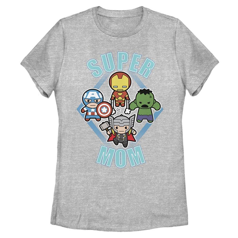 Marvel Avengers Super Mom Dudes Womens T-Shirt, ATH HTR, hi-res