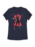 Marvel Black Widow Glitch Womens T-Shirt, NAVY, hi-res