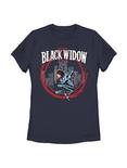 Marvel Black Widow Circle Womens T-Shirt, NAVY, hi-res