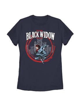Marvel Black Widow Circle Womens T-Shirt, , hi-res