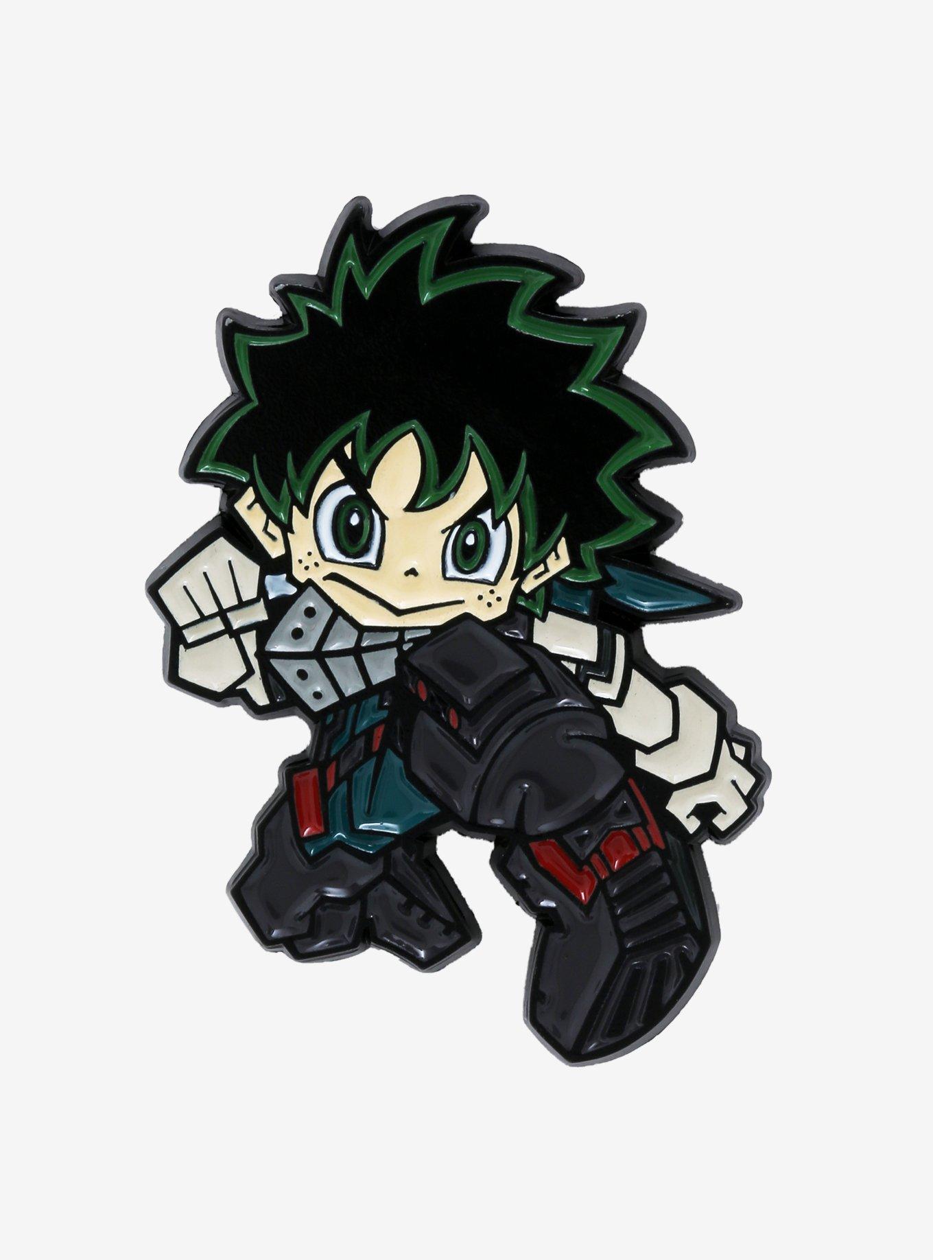 My Hero Academia Chibi Action Deku Enamel Pin, , hi-res