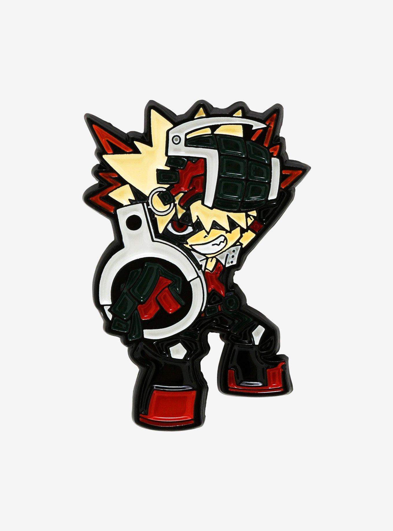 My Hero Academia Bakugo Chibi Action Enamel Pin, , hi-res