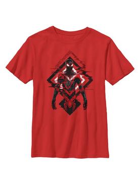 Marvel Spider-Man Miles Morales Triangle Waves Youth T-Shirt, , hi-res