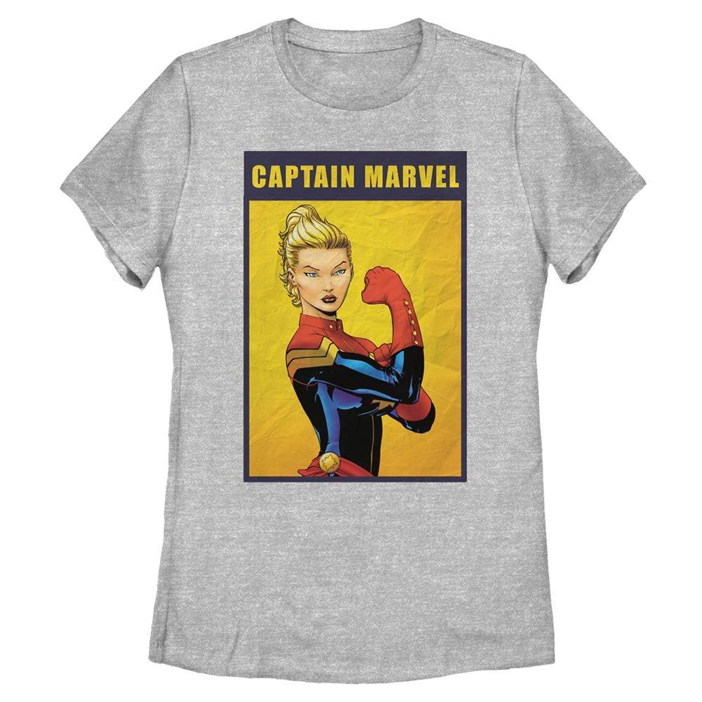 Marvel Captain Marvel The Riveter Womens T-Shirt, ATH HTR, hi-res