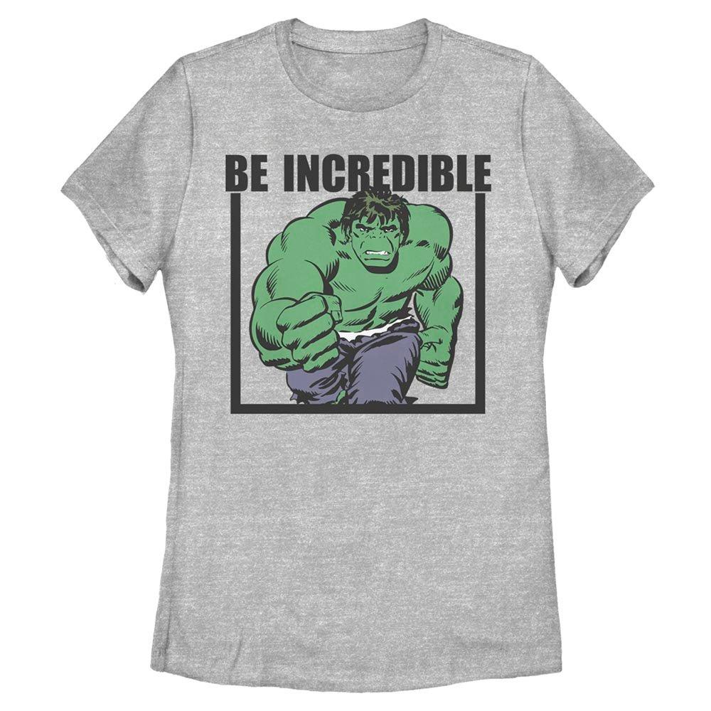 Marvel Hulk Be Incredible Womens T-Shirt, ATH HTR, hi-res