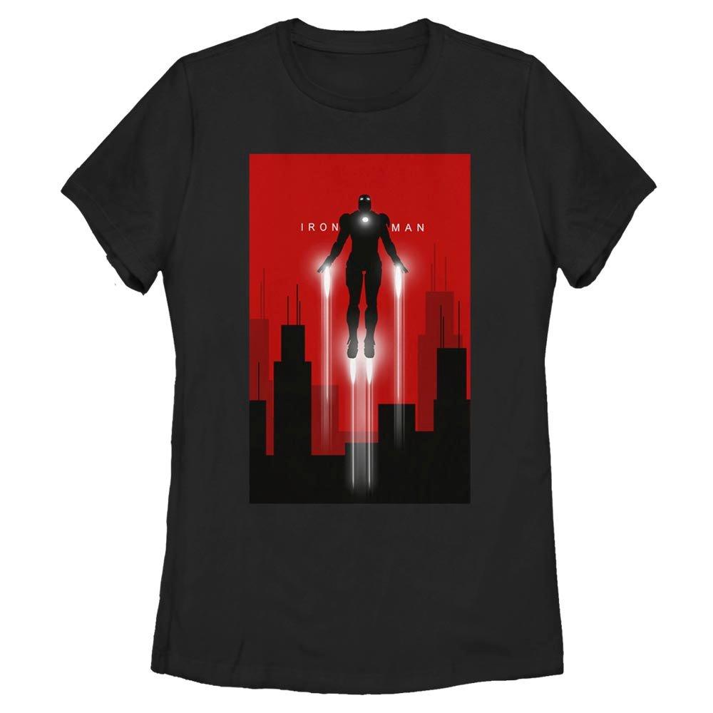Marvel Iron Man Take Off Womens T-Shirt, BLACK, hi-res