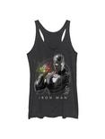 Marvel Iron Man Only One Womens Tank Top, BLK HTR, hi-res