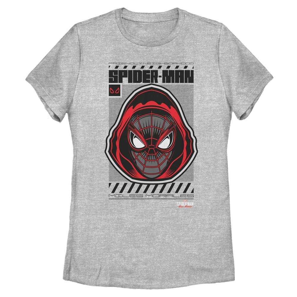 Marvel Spider-Man Miles Morales Hooded Hero Womens T-Shirt, , hi-res