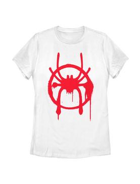 Plus Size Marvel Spider-Man Miles Morales Symbol Womens T-Shirt, , hi-res