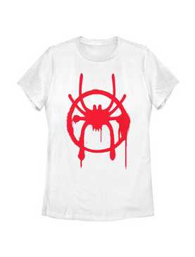 Marvel Spider-Man Miles Morales Symbol Womens T-Shirt, , hi-res