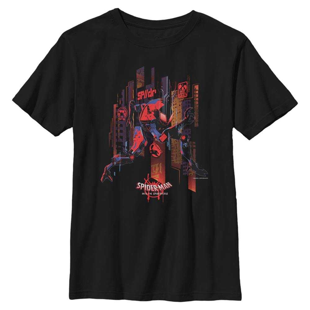 Marvel Spider-Man: Into The Spiderverse Miles Morales Future Spidey Youth T-Shirt, , hi-res