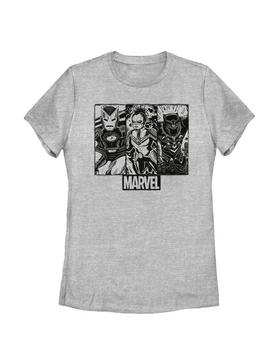 Marvel Avengers Trio Panels Womens T-Shirt, , hi-res