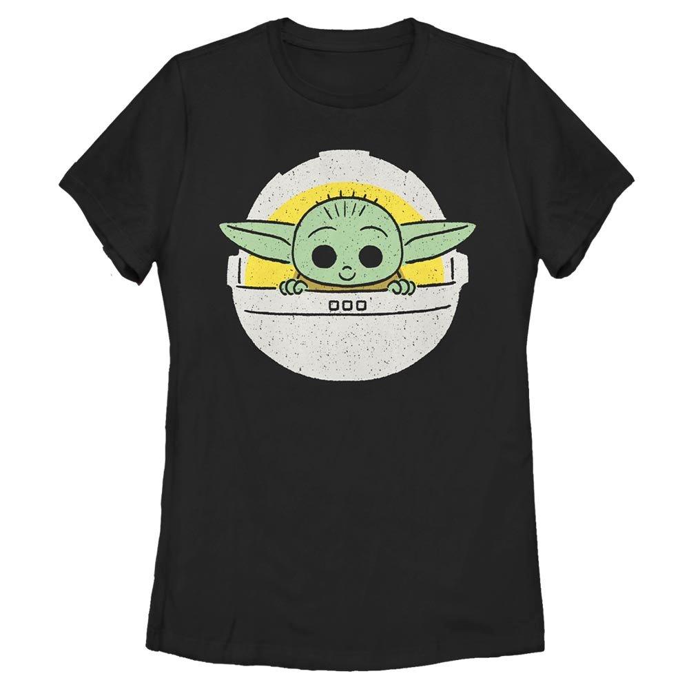 Star Wars The Mandalorian The Child Pod Womens T-Shirt, BLACK, hi-res