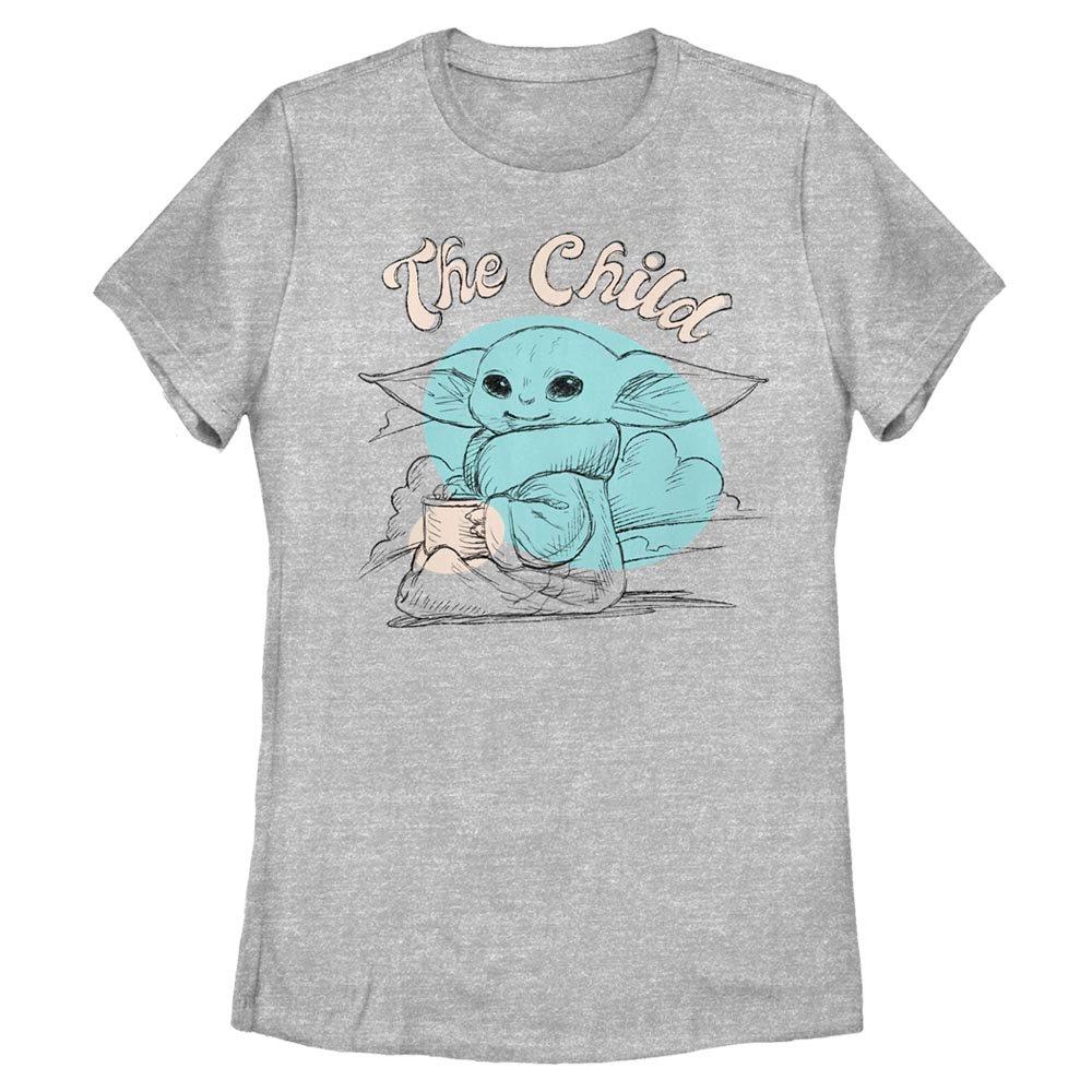 Star Wars The Mandalorian The Child Pencil Sketch Womens T-Shirt, , hi-res