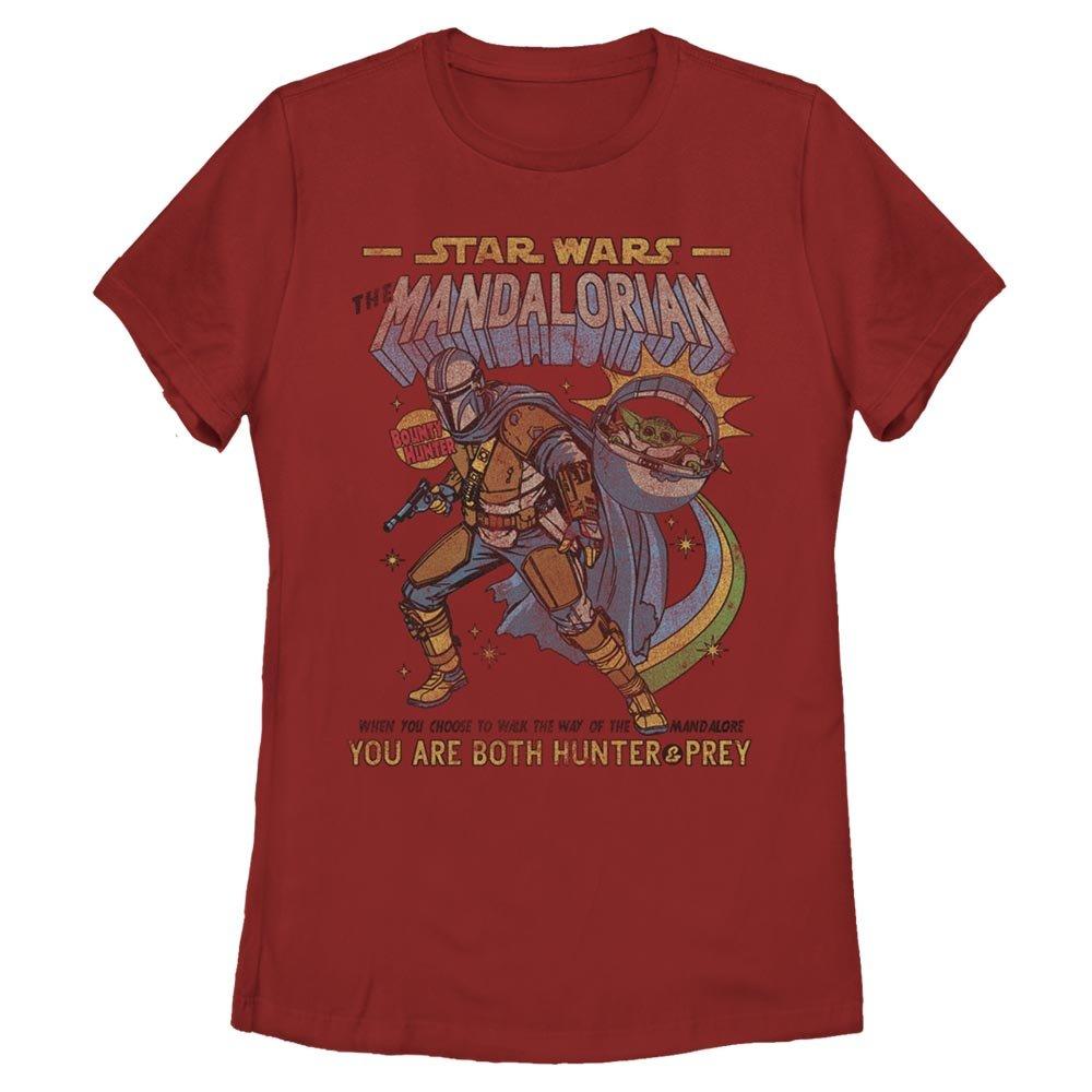 Star Wars The Mandalorian The Child Comic Womens T-Shirt, RED, hi-res