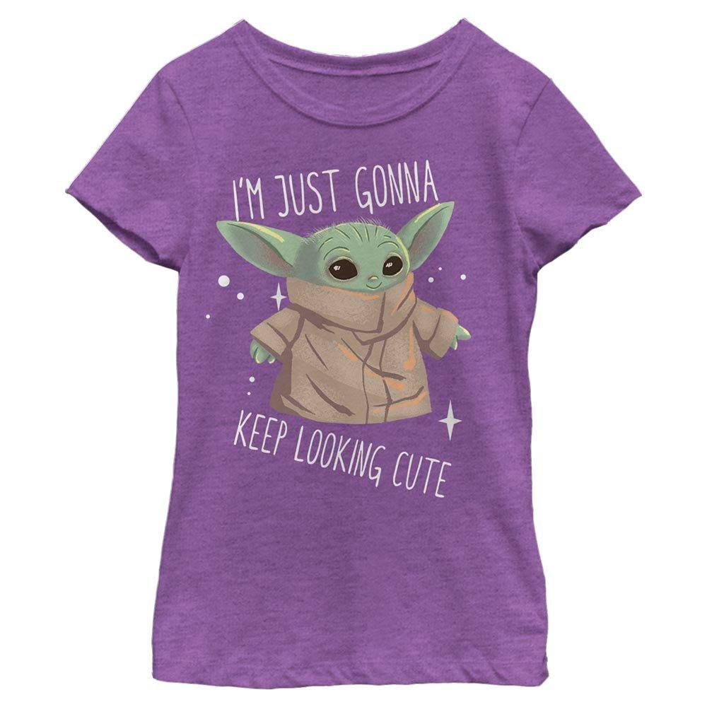 Star Wars The Mandalorian The Child Still Cute Youth Girls T-Shirt, PURPLE BERRY, hi-res