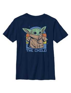 Star Wars The Mandalorian The Child And Sunset Youth T-Shirt, , hi-res