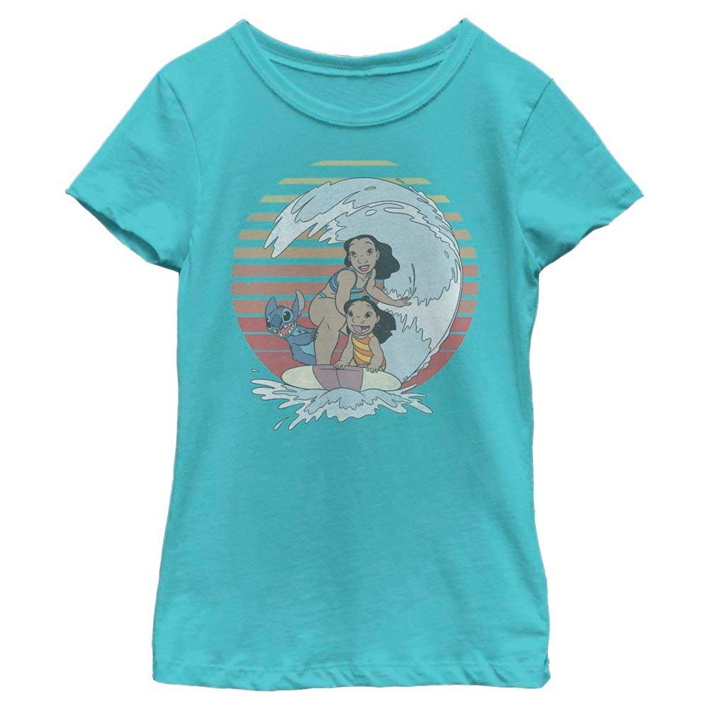 Disney Lilo And Stitch 626 Surf Youth Girls T-Shirt, TAHI BLUE, hi-res