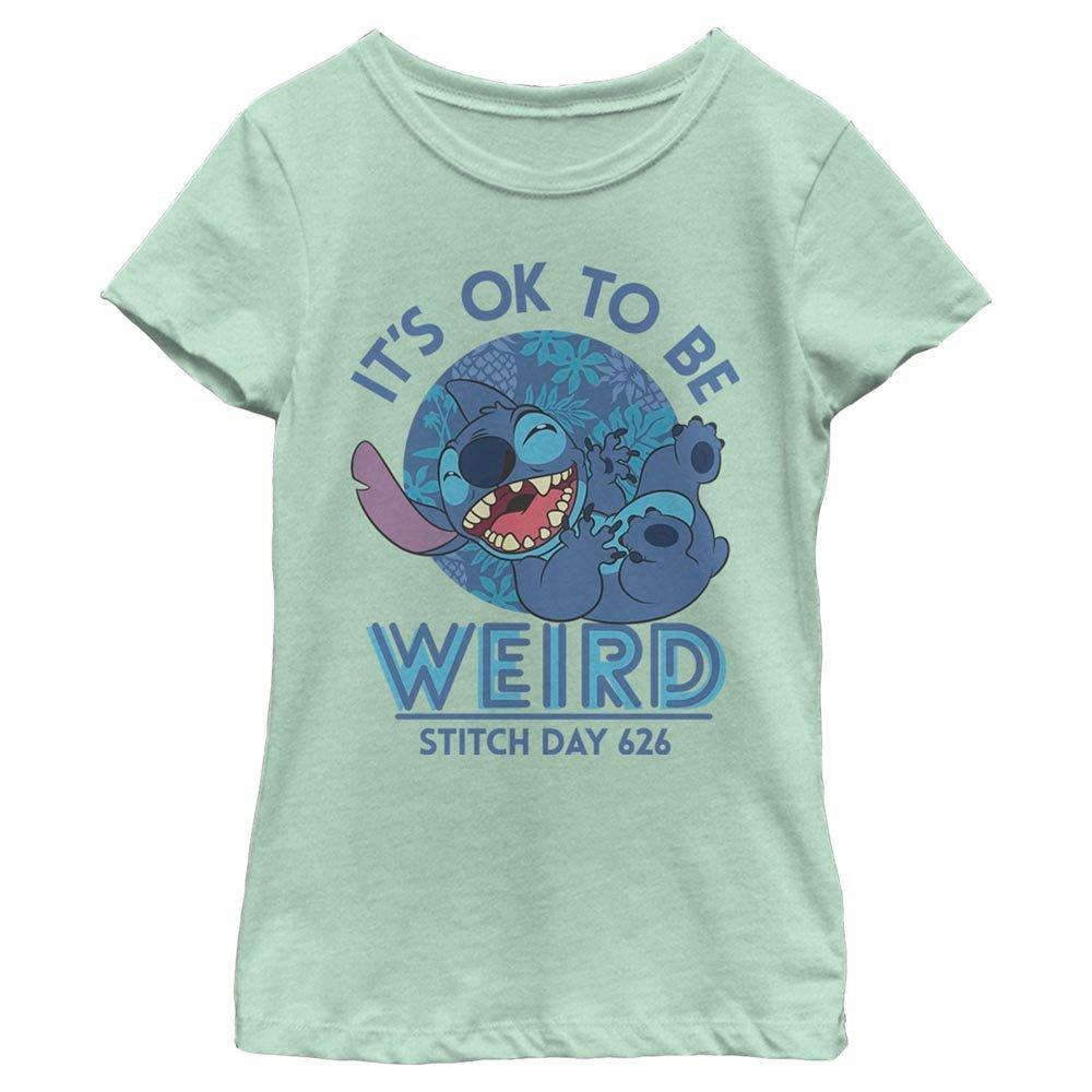 Disney Lilo And Stitch Ok To Be Weird Youth Girls T-Shirt, , hi-res