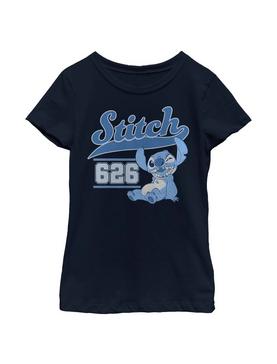 Disney Lilo And Stitch Stitch Eighth Birthday Youth Girls T-Shirt, , hi-res