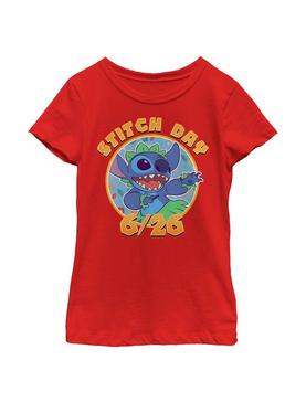 Disney Lilo And Stitch Stitch Day Youth Girls T-Shirt, , hi-res