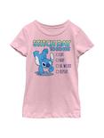 Disney Lilo And Stitch To Do Youth Girls T-Shirt, PINK, hi-res
